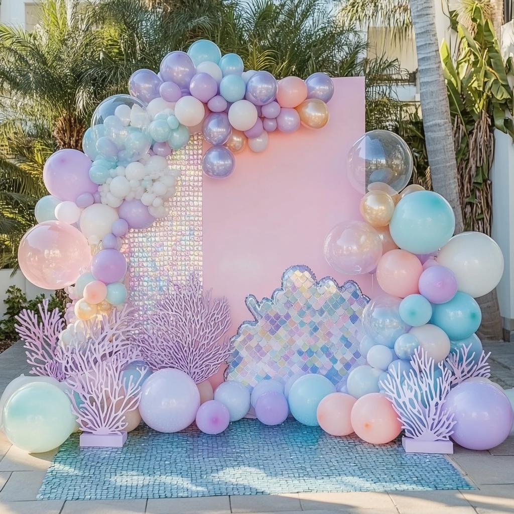 Mermaid Shimmer balloon decoration