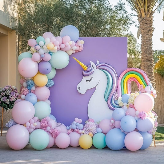 Unicorn Rainbow balloon decoration