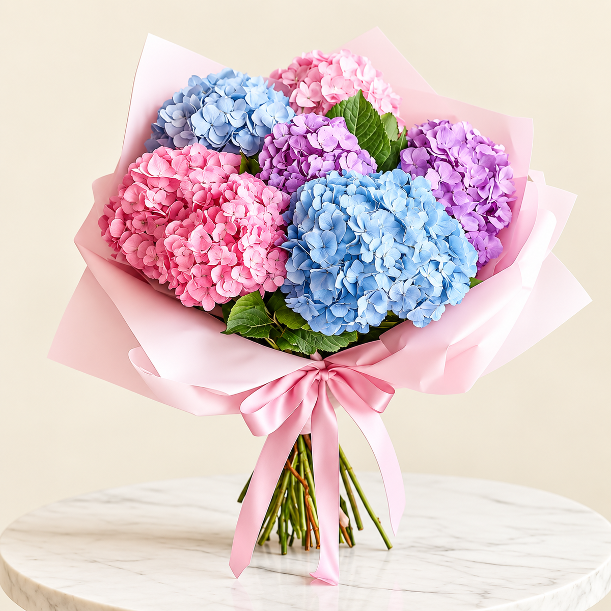 Pastel Hydrangea Cloud