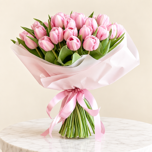 Rosy Tulip Charm